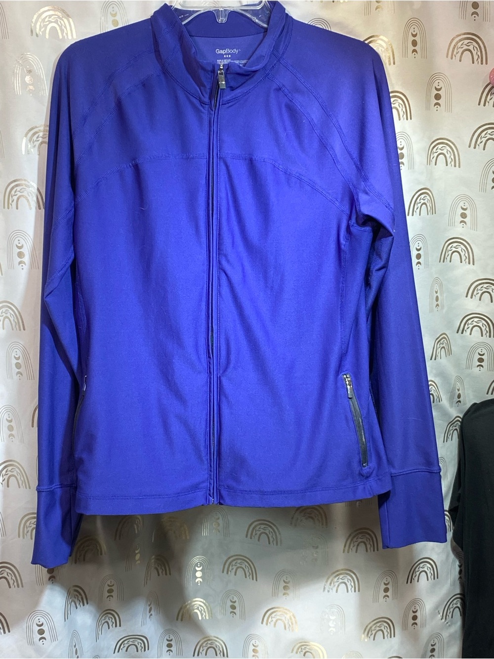 GapBody Women's Purple Full-Zip Bomber Jacket